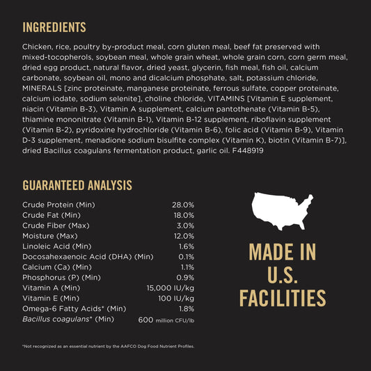 Purina Pro Plan High Protein Puppy Food Shredded Blend Chicken & Rice Formula - 6 lb. Bag