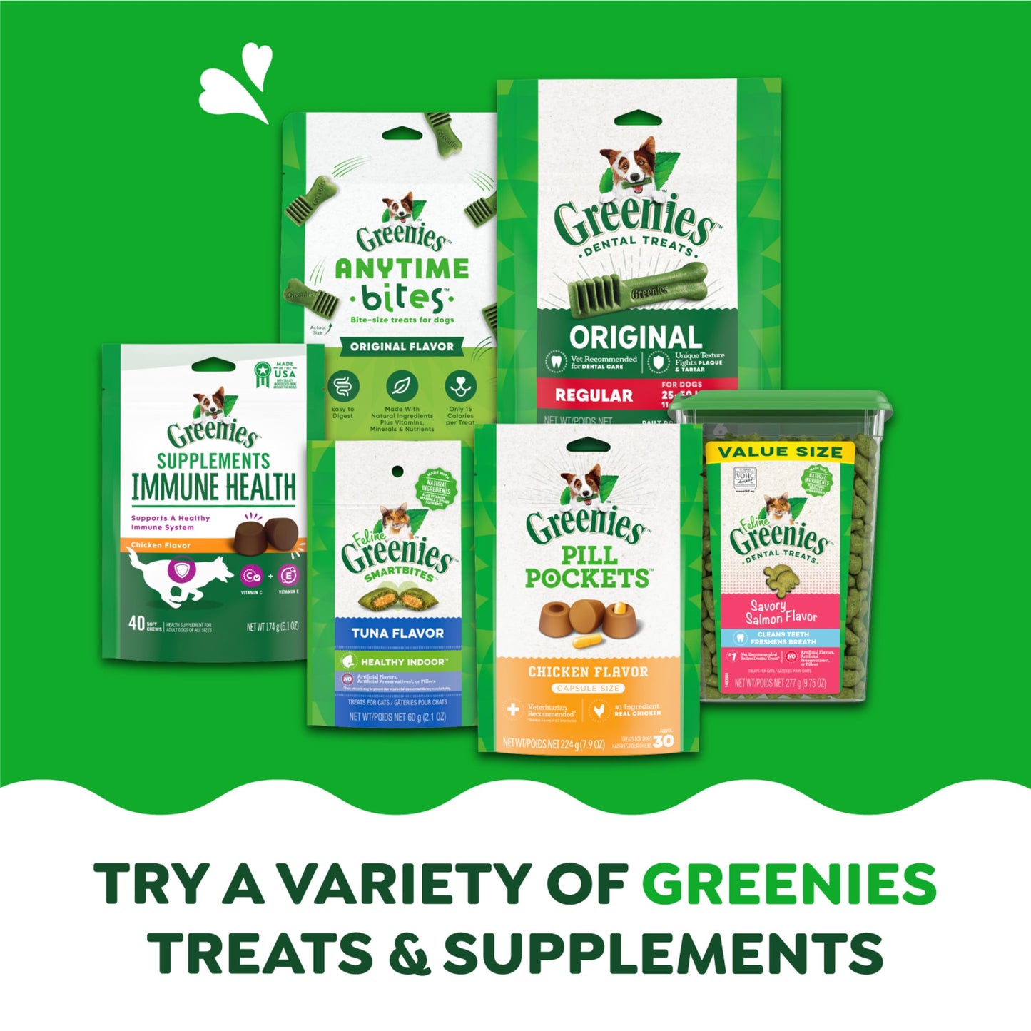 Greenies Weight Management Petite Dog Dental Chews Weight Control Dog Treats, 27 oz. Pack (45 Treats)