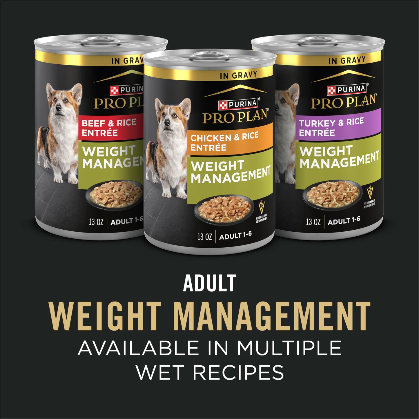 Purina Pro Plan Adult 7 Plus Weight Management Shredded Blend Chicken and Rice Formula Senior Dog Food - 18 lb. Bag