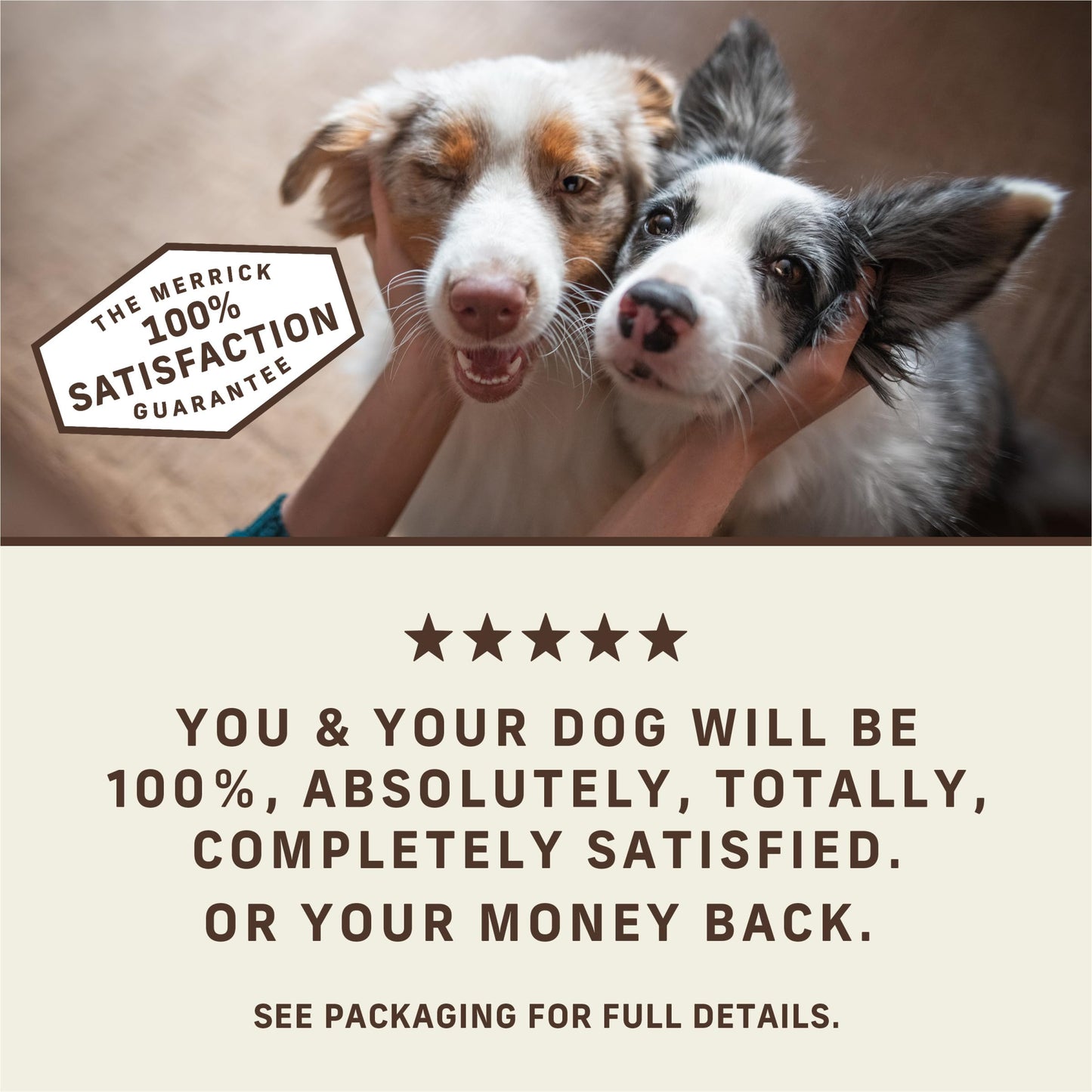 Merrick Power Bites Natural Soft And Chewy Real Meat Dog Treats, Grain Free Snack With Real Chicken Recipe - 6 oz. Bag