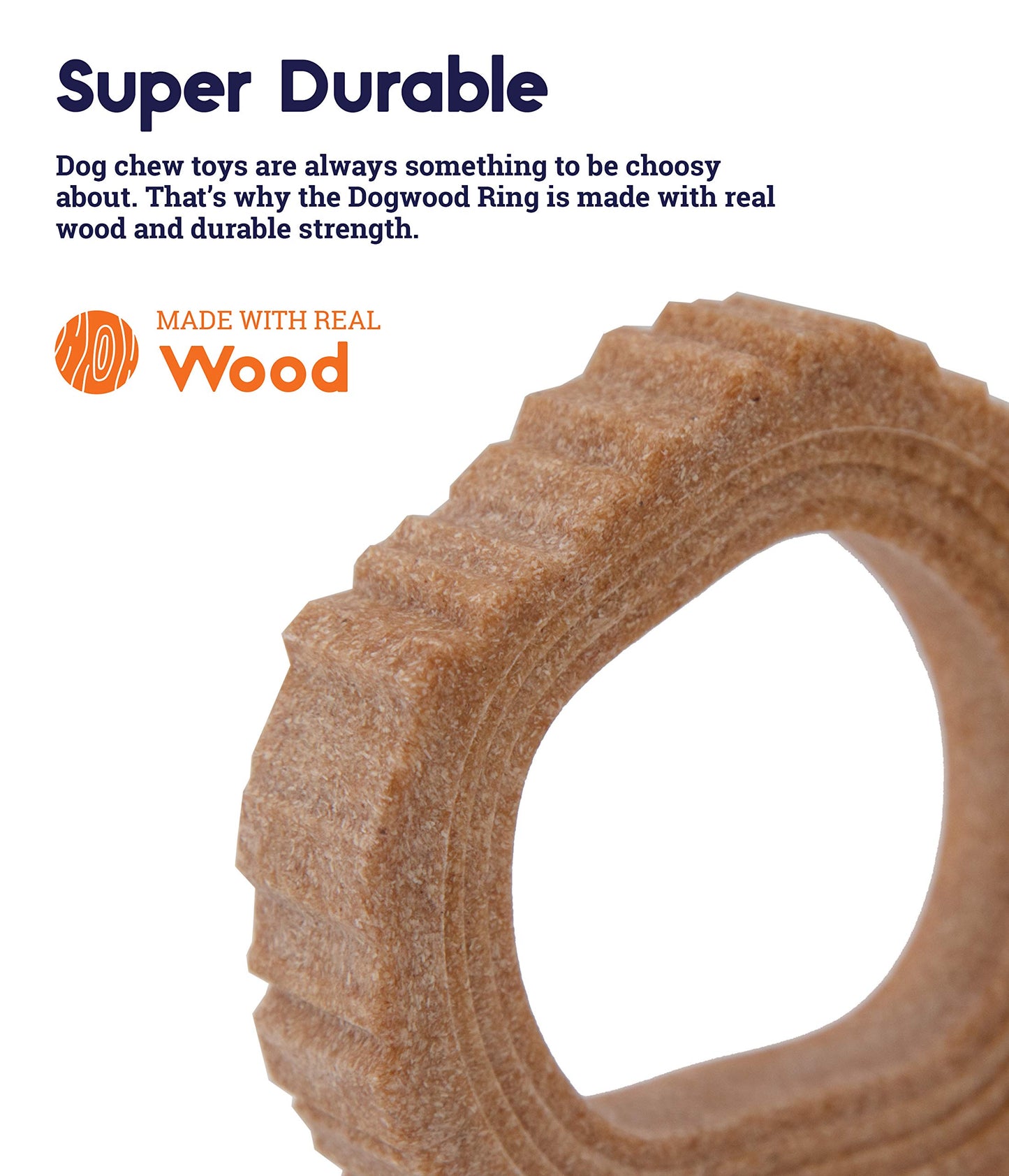 Petstages Dogwood Ring Dog Chew Toy, Small (Pack of 2)