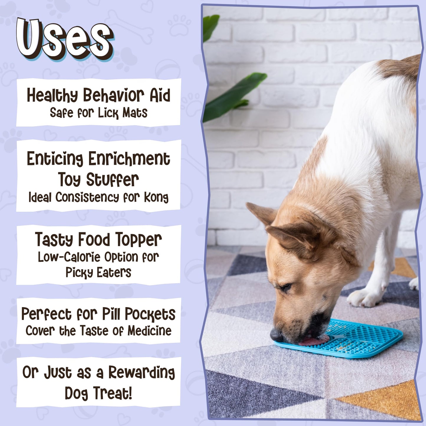 Stress & Anxiety Dog Peanut Butter Squeeze Supplement, All Natural Calming Dog Treat. Human Grade & Safe Puppy Food, Passion Flower for Separation Anxiety, Behavior Aid, USA Grown & Made