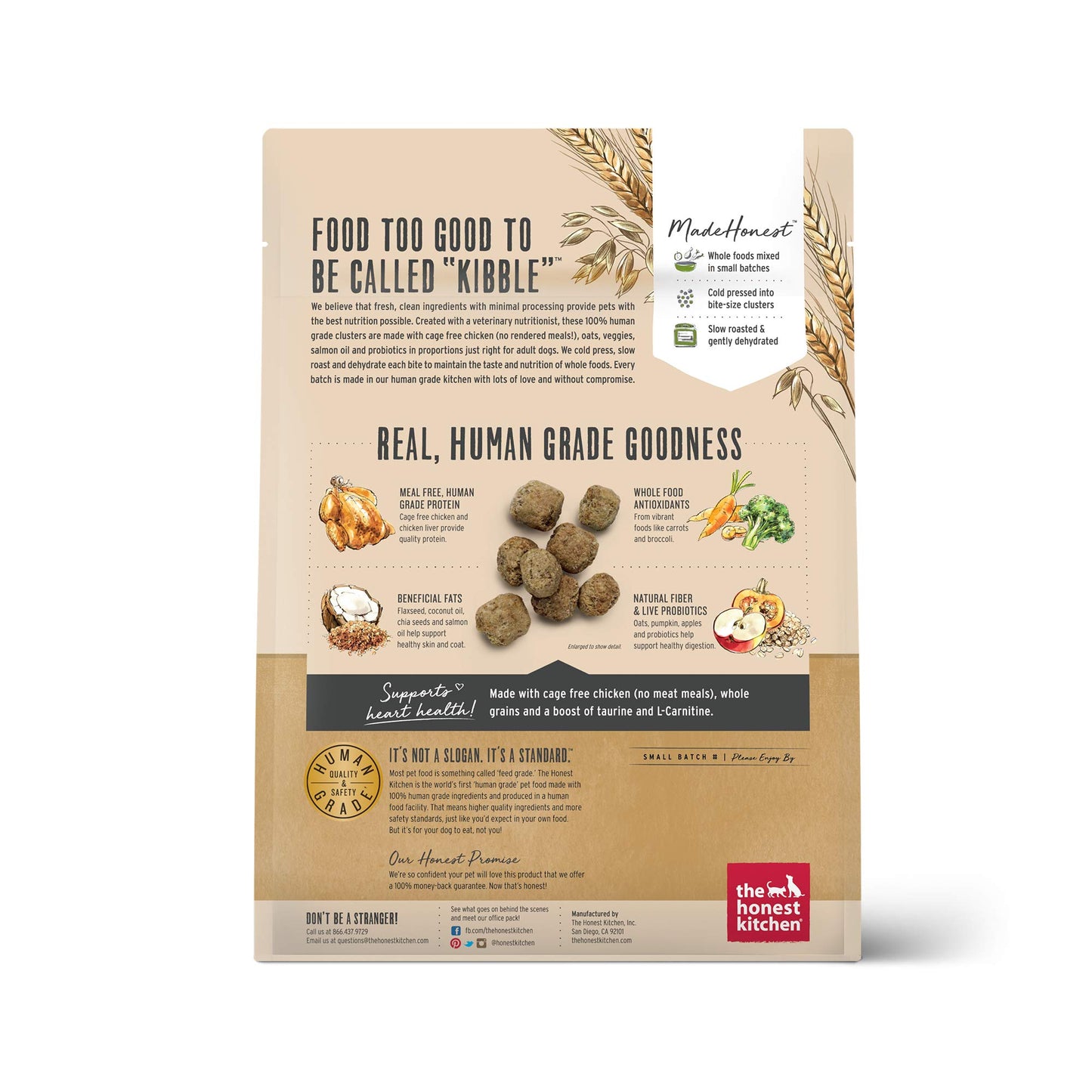 ACANA Wholesome Grains Dry Dog Food Free-Run Poultry & Grains Recipe 32lb Bag