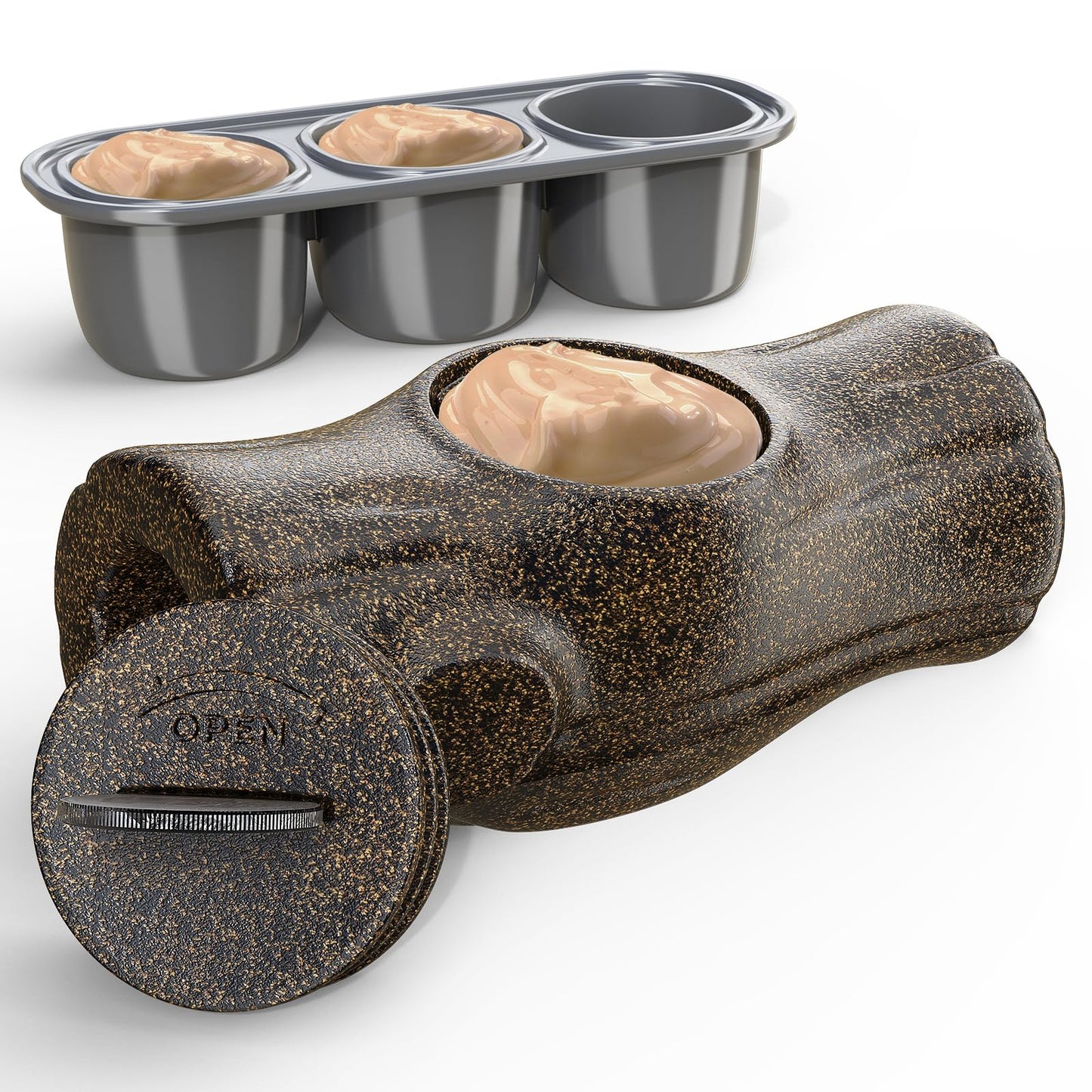 Kovirova Interactive Dog Toys, Dog Toys for Aggressive Chewers, Frozen Dogs Chew Toys Keep Dog Busy with Long Lasting, Reduce Anxiety, Indestructible Dogs Toy for Large/Medium Breeds