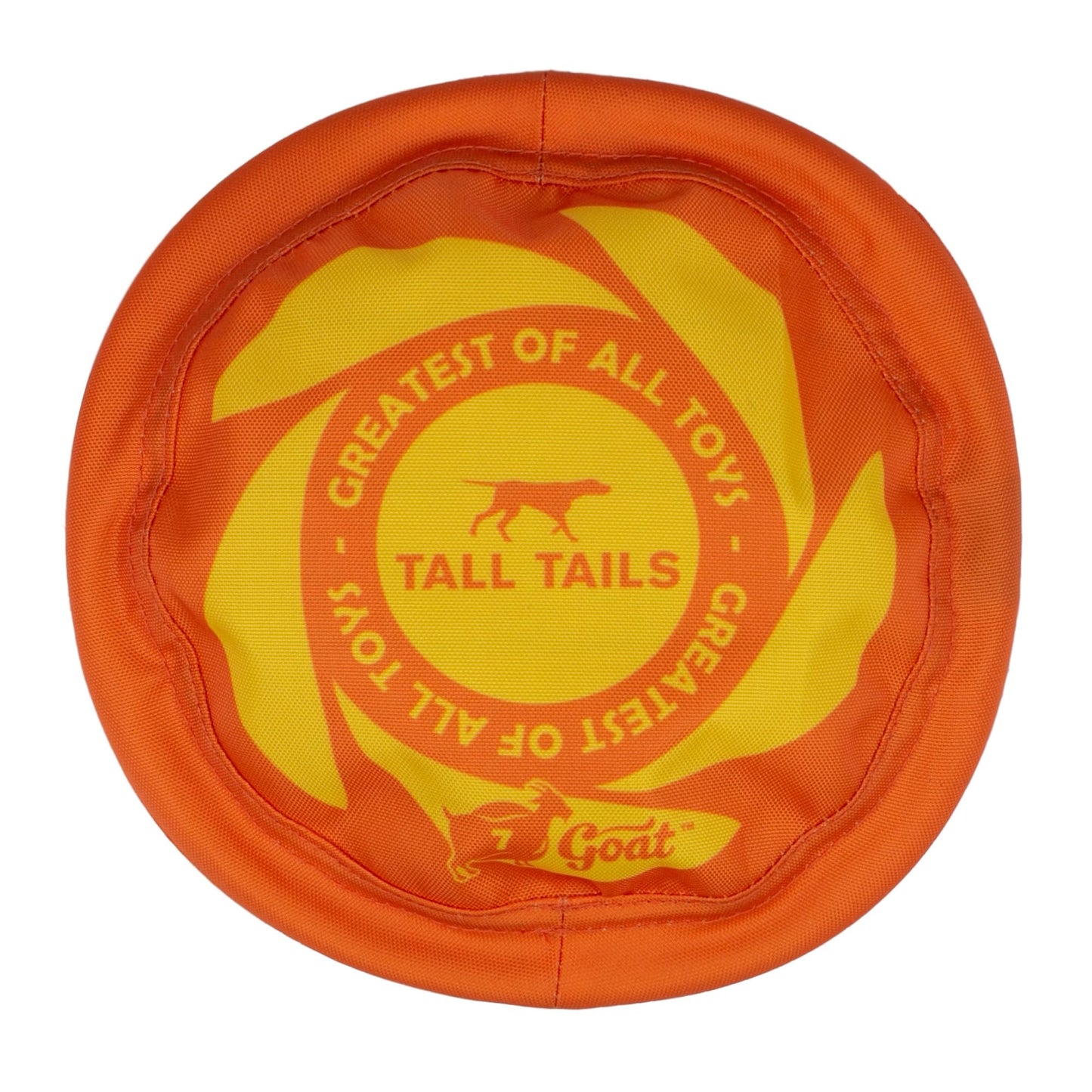 Tall Tails G.O.A.T. Greatest of All Toys Sport Flyer Fetch Toy for Dogs, Medium