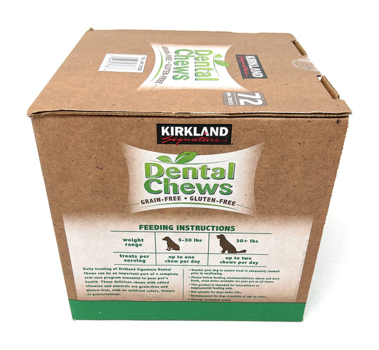Kirkland Signature Dental Chews 72 Dog Treats