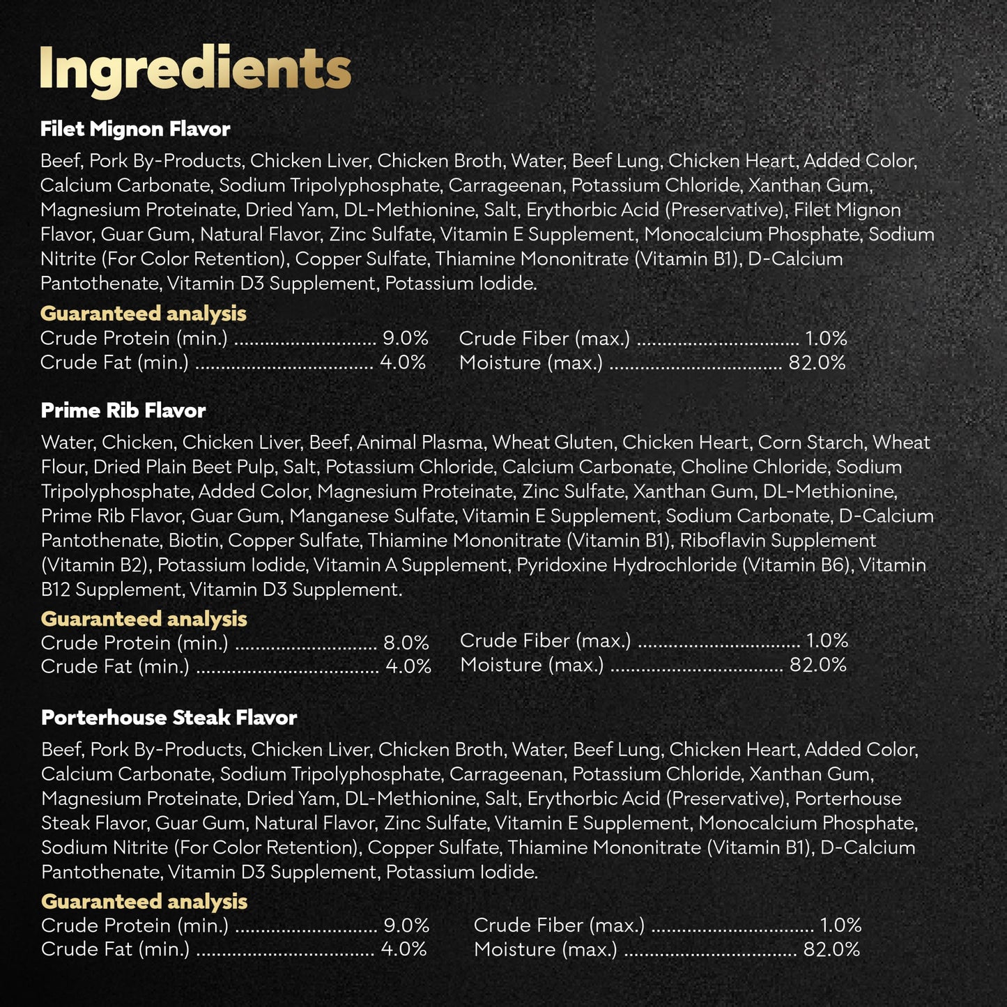 Cesar Wet Dog Food Steak Lovers Variety Pack with Real Meat, 3.5 oz. Trays (36 Count, Pack of 1)