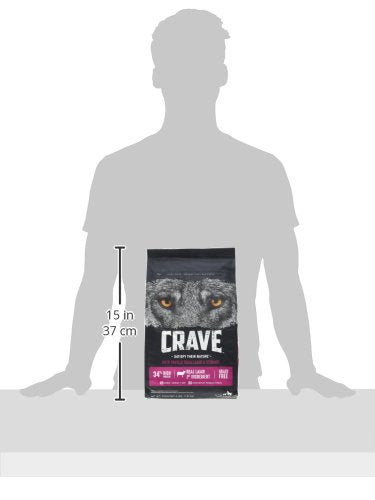 CRAVE Grain Free High Protein Adult Dry Dog Food with Lamb, 4 lb. Bag