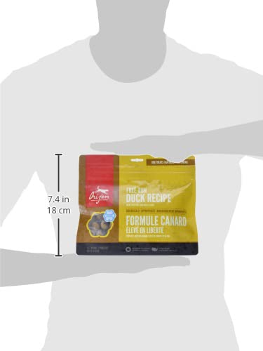 ORIJEN Grain Free High Protein Freeze Dried Dog Treats Free Run Duck Recipe 3.25oz Bag