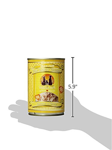 Weruva Classic Dog Food, Paw Lickin’ Chicken with Chicken Breast in Gravy, 14oz Can (Pack of 12)