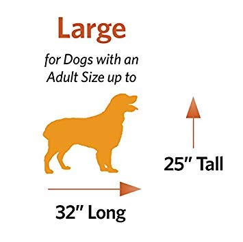 MidWest Homes for Pets Orthopedic Dog Bed w/Removable Dog Bed Cover ft. Teflon Fabric Protector, Large Dog Breed, 30 x 40 Inch, Green/White Geometric Pattern