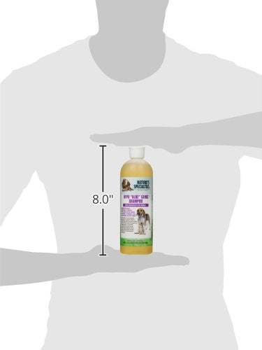 Nature's Specialties Hypoallergenic Ultra Concentrated Aloe Dog Shampoo for Pets, Makes up to 4 Gallons, Natural Choice for Professional Groomers, for Sensitive Skin, Made in USA, 16 oz