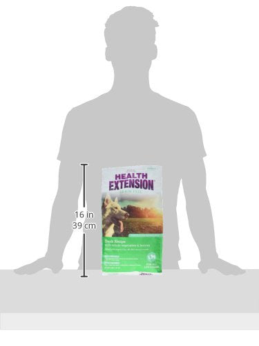 Health Extension Grain Free Duck & Sweet Potato Dry Dog Food (4 lb / 1.81 kg) - Lean Protein Formula with Turmeric & Antioxidants for Healthy Skin & Digestion