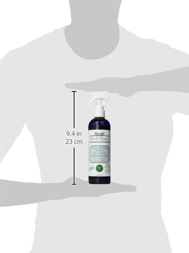 Richard’s Organics Gentle Flea and Tick Spray for Dogs –100% Natural Actives Kills Fleas, Ticks, Repels Mosquitos for Up to 4 Weeks – No Harsh Chemicals, Safe for Use Around Children (12 oz)