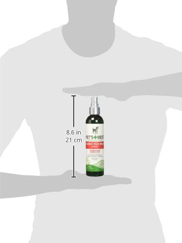Vet's Best Allergy Itch Relief Spray for Dogs | Soothes Dog Dry Skin | Relieves The Urge to Itch, Lick, and Scratch | 8 Ounces