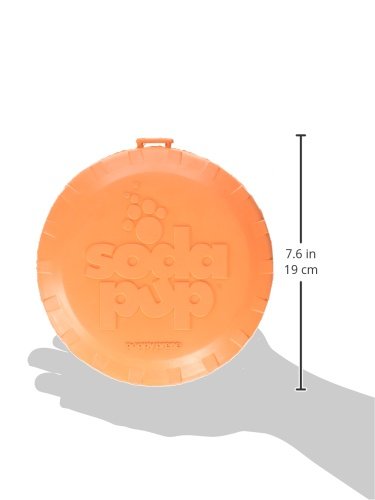 SodaPup Bottle Top – Durable Flyer Retrieving Toy Made in USA from Non-Toxic, Pet-Safe, Food Safe Natural Rubber for Bonding, Physical Exercise, Building Confidence, Teaching Self-Control, & More