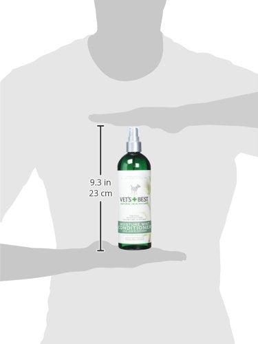 Vet's Best Moisture Mist Dog Dry Skin Conditioner| Dog Conditioner and Detangler Spray | Relieves Itchy Skin, Refreshes & Soothes | 16 oz