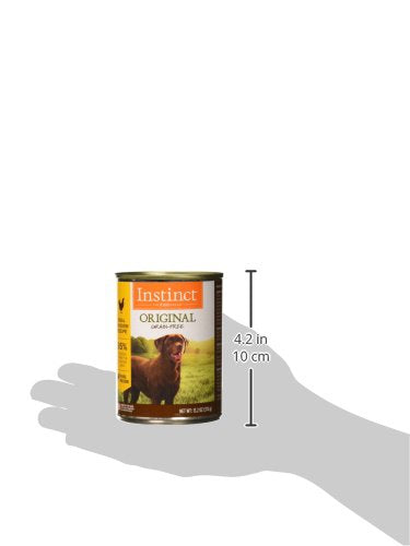 Instinct Original Wet Dog Food, Grain Free Recipe - Real Chicken, 13.2 oz. Cans (Pack of 6)