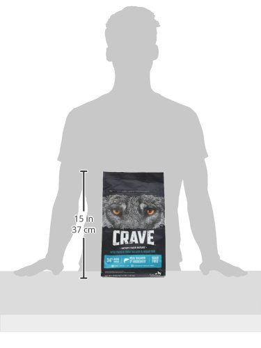 CRAVE Grain Free High Protein Adult Dry Dog Food, White Fish & Salmon, 4 lb. Bag