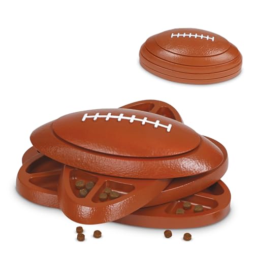 Interactive Cat Toys for Indoor Cats, 360° Smart Automatic Rolling Pet Ball, Rollie Pet Cat Toy, Electric Rolling Ball Dog Toy, Moving Cat Ball with Mesh Tail, Interactive Dog Toys for Small Dogs-Red