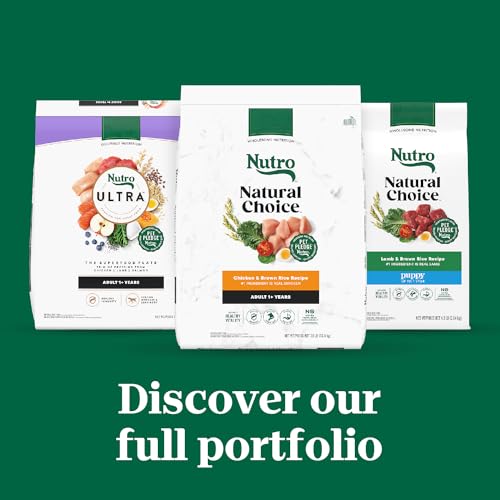 Nutro Natural Choice Adult Healthy Weight Dry Dog Food, Chicken and Brown Rice, 30 lbs.