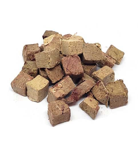 Muenster Freeze Dried Beef Liver Bites - Dog Treats, Mixer or Topper (16oz) - One Ingredient