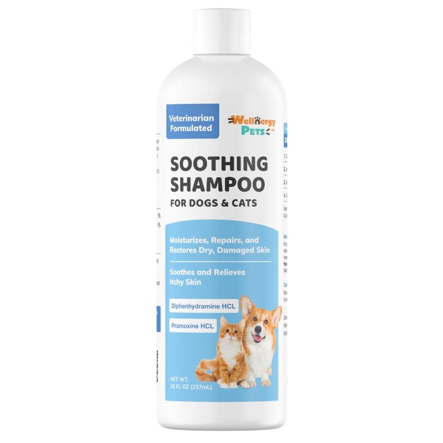 Wellnergy Soothing Shampoo for Itchy Skin Dogs and Cats(16 oz)