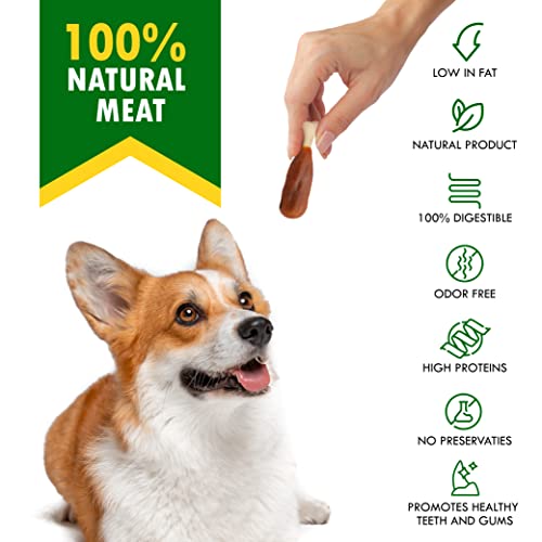 Beloved Pets Dog Treats, Calcium Bones Wrapped Chicken & Rawhide Free Chew 11Oz - Pet Healthy Dried Snacks & Grain Free Meat - Bulk Best Chews for Christmas, Training Small & Large Dogs - Made for USA