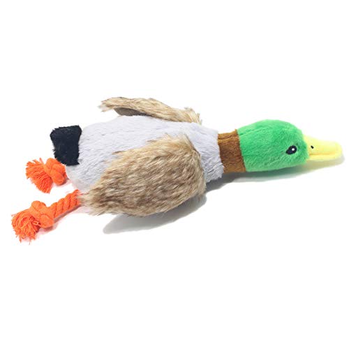 Plush Duck Dog Toy – Durable, Squeaky & Bite-Resistant Chew Toy for Dogs – Safe, Eco-Friendly, Double-Layer Fabric – Teeth Cleaning & Interactive Play for Puppies and Aggressive Chewers