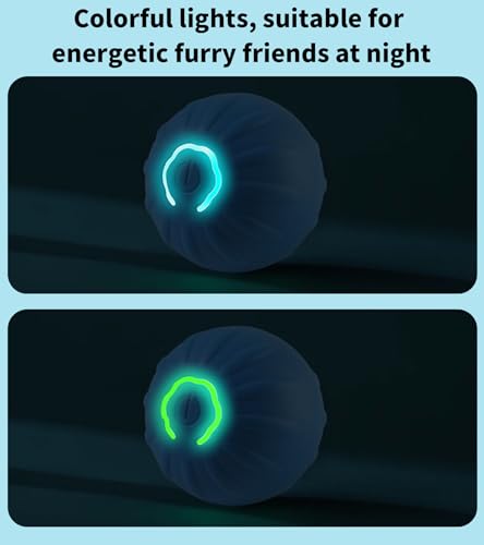 Interactive Dog Toys, 2025 lnteractive Dog Toys Moving Dog Toy Rechargeable Active Moving Pet Plush Toy Keep Pets Busy, Puppy Toys Talking Jumping Music Ball for Small Medium Large Breed