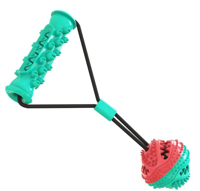Rope and Ball Dog Toy - Interactive Tug of War - Durable for Small Medium Large Breeds - Tough Dog Toys to Keep Them Busy - Indestructible Dog Toy Aggressive Chewers - Dog Toys Boredom