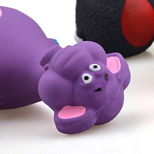 Big Belly Cartoon Animal 2 Pack Squeaky Dog Cat Pet Toys, Grind Teeth Dog Cat Pet Toys, Chew Dog Cat Pet Toys, Interactive Dog Cat Pet Toys…