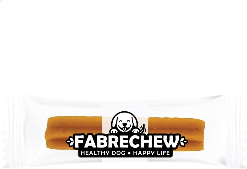 Fabrechew Yellow Eye, Tear Marks & Fur Care Dog Treats – High-Protein Dental Snacks with Cricket & Salmon Protein, Hypoallergenic, Meat Free, Supports Clear Eyes & Healthy Fur, Soft Type (14 Pcs)