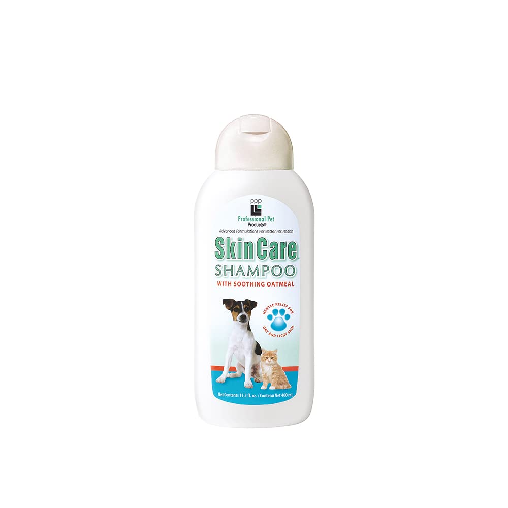 PPP Skin Care Oatmeal Shampoo for Dogs with Sensitive Skin - Sulfer & Oatmeal Gently Nourish Sensitive Skin - Drying, Itching & Flaking - 13.5 fl oz.