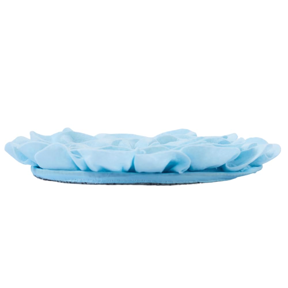 PetDreamHouse SPIN Blossom Soft Fabric Snuffle Mat for Dogs - Interactive Foraging & Slow Feeding Accessory, Mental Enrichment & Digestive Health, Durable Washable Felt, Safe Non-Slip, Pack of 2, Blue