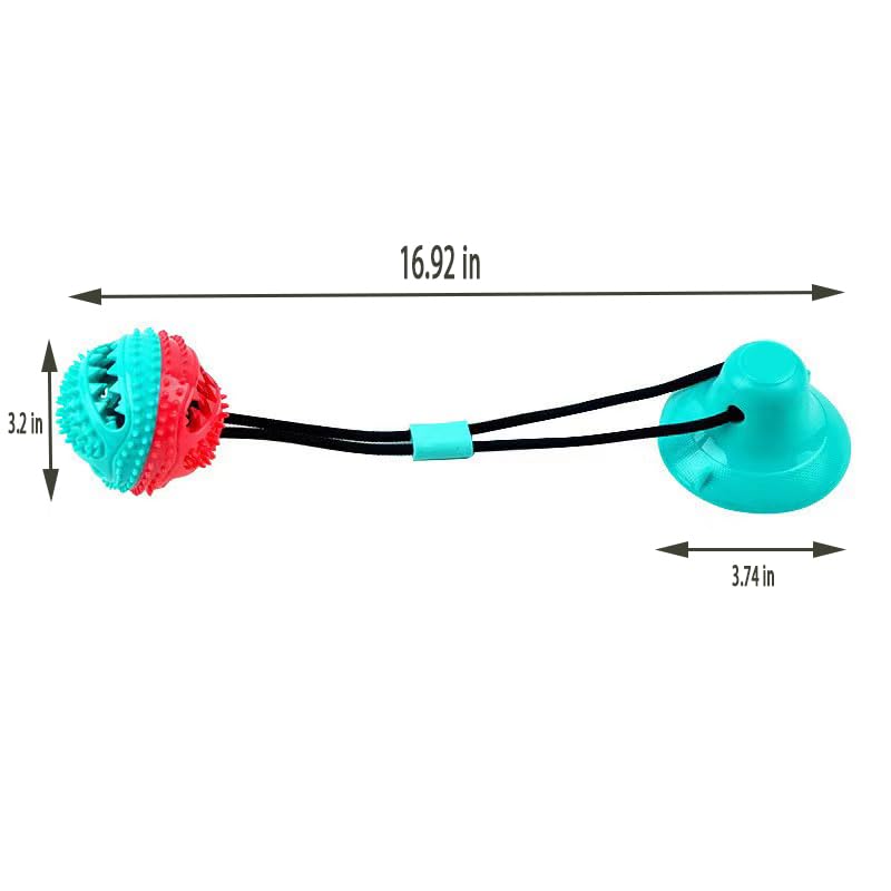 EFYUE Interactive Dog Toy, A Dog Toy Ball with A Built-in Sound，Dog Puzzle Treat Food Dispensing Ball Suitable for Small, Medium Sized Dog Toys