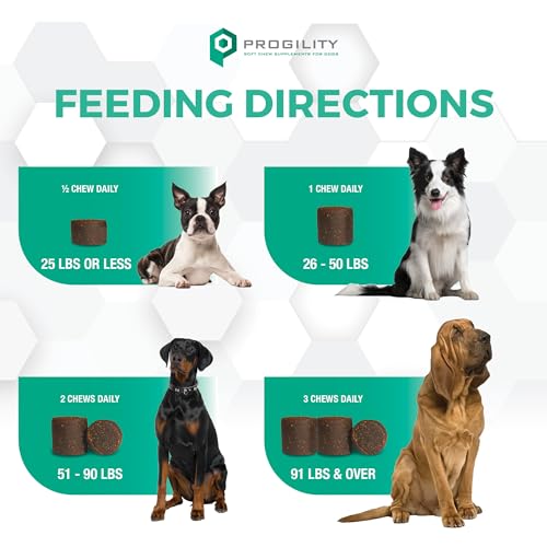 Nootie PROGILITY Daily Multivitamin Chews for Dogs - Supports Immunity, Heart, Eye, Brain, and Bone Health with Taurine- for All Dog Sizes - 90 Soft Chews. - Sold in Over 5,000 Pet Stores