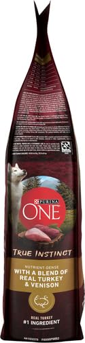 Purina ONE True Instinct With A Blend Of Real Turkey and Venison Dry Dog Food - 7.4 lb. Bag