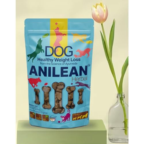 ANILEAN Dog Chews for Healthy Weight Management. Helps as a Metabolism Booster and Support a Healthy Immune Response., Brown