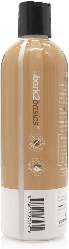 Bark2Basics Oatmeal Dog Conditioner, 16 oz - Natural Colloidal Oatmeal, Moisturizing, Relieves Dry Itchy Skin, Eliminates Static, Coconut Fragrance