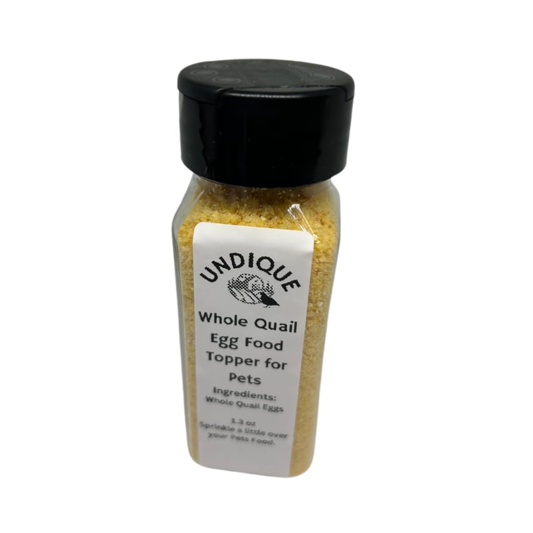 Undique Quailicious Boost Pet Food Enhancer - Healthy Dog Food Topper with Whole Quail Eggs - Pet Health Supplements for Energy, Immune Function, Shiny Coat & Skin - Omega-3 & Omega-6 Rich