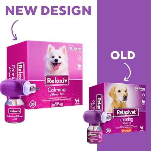 Calming Diffuser Kit for Dogs & Puppy - Pet Separation Anxiety Relief & Calm Pheromones Plug - Anti Stress Treatment Help with Fireworks, Aggression, Fighting & Other Problematic Behaviors