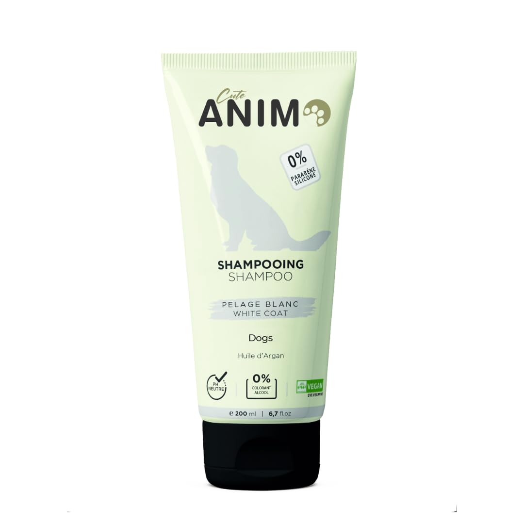 Hypoallergenic Pet Shampoo & Conditioner for Cats and Dogs, 200 ml, with Organic Moroccan Argan Oil, Natural, Paraben Free, Cruelty Free (Anti-Itch)