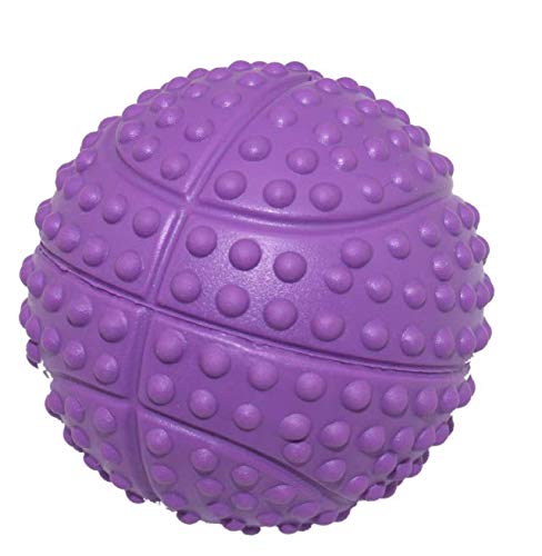 Kei Tomlison Dog Squeaky Toys and Non-Toxic Rubber Play Balls for Interactive Training and Chewing (5.5cm/2.16in Pack of 4)