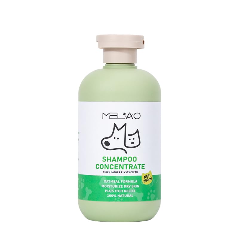 Dog Shampoo for Itchy Skin Relief, Medicated Soothing Formula, 10 fl oz