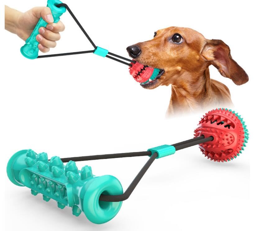 Rope and Ball Dog Toy - Interactive Tug of War - Durable for Small Medium Large Breeds - Tough Dog Toys to Keep Them Busy - Indestructible Dog Toy Aggressive Chewers - Dog Toys Boredom