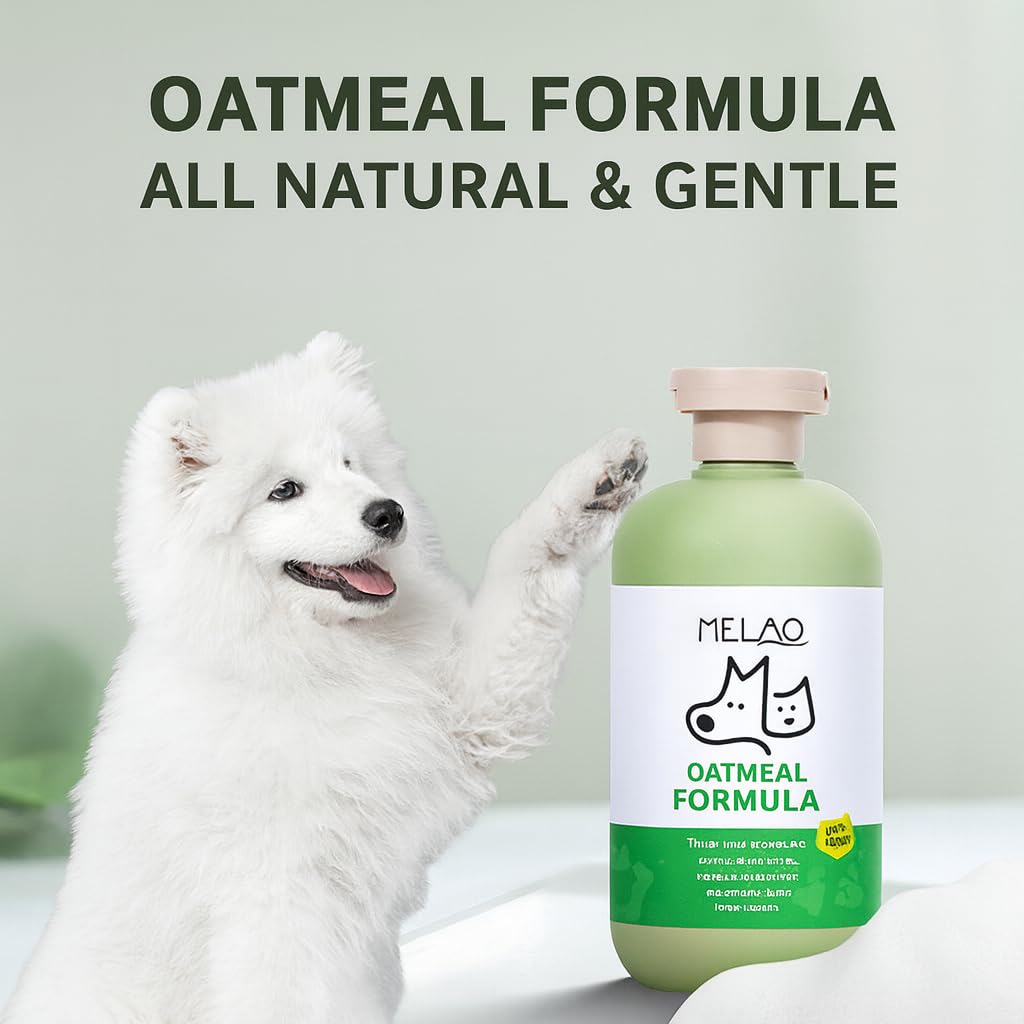 Dog Shampoo for Itchy Skin Relief, Medicated Soothing Formula, 10 fl oz