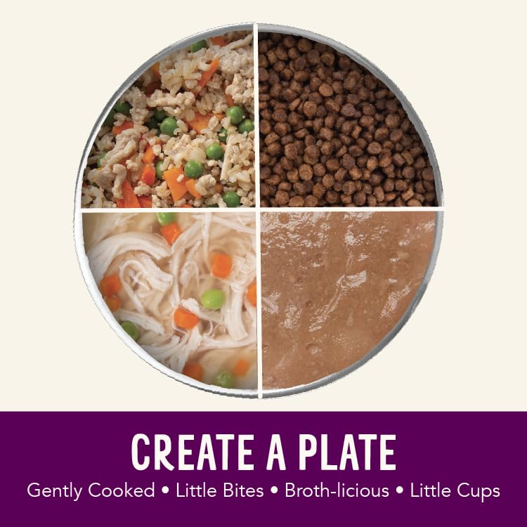 Health Extension Little Cups Grain-Free Wet Dog Food, Small Breed - Variety Box (6 Chicken/6 Turkey) 3.5 oz - Easy to Digest, Ideal for Picky Eaters (Case of 12 Cups)