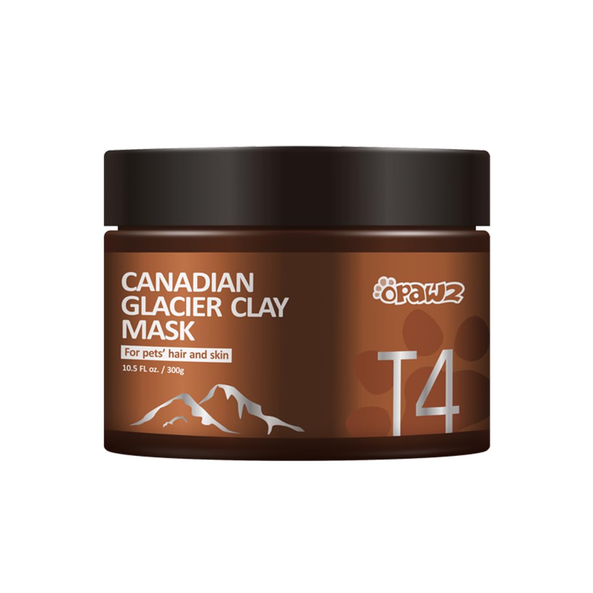 OPAWZ Canadian Glacier Clay Mask, Dog Shampoo and Conditioner Mask, Dog Skin Treatment for Sensitive Skin, Itching, Allergies, Dandruff, Coarse and Strong Odors