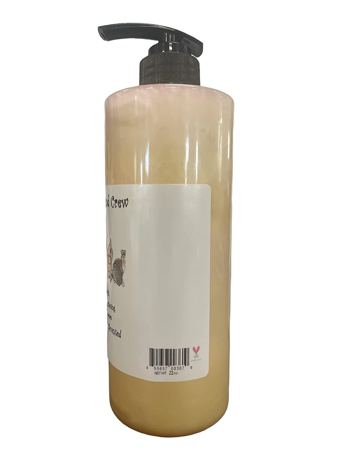 Piggy Poo and Crew Pet Shampoo and Shampoo Scrub Brush (Oatmeal Cherry) - for Pigs Dogs and Other Small Animals